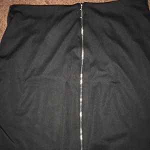 Zip up skirt